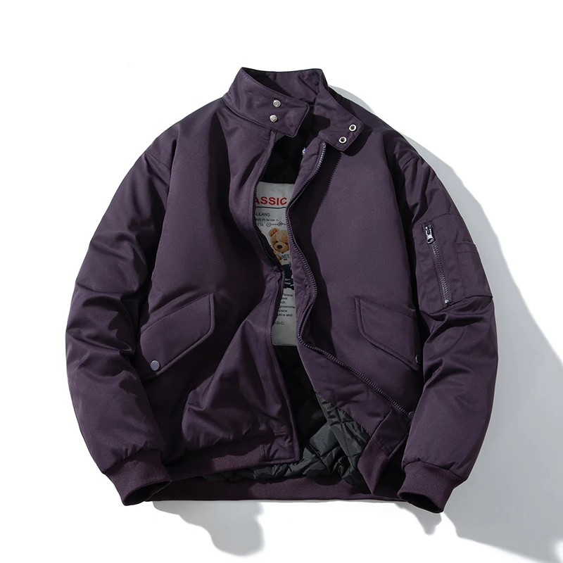 美式哈灵顿工装外套男士春秋冬季休闲立领棒球服潮牌情侣飞行夹克