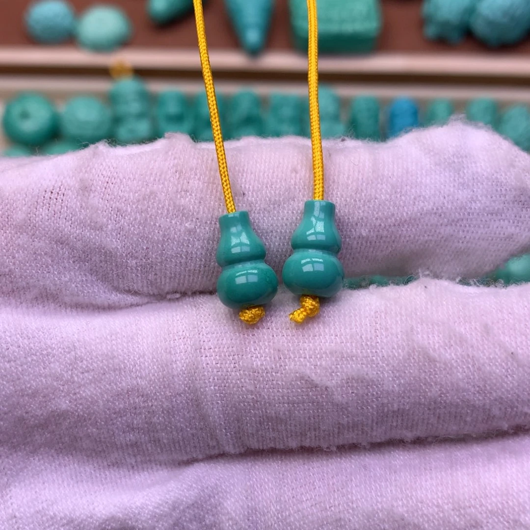 原生态散珠配珠葫芦一对卡7