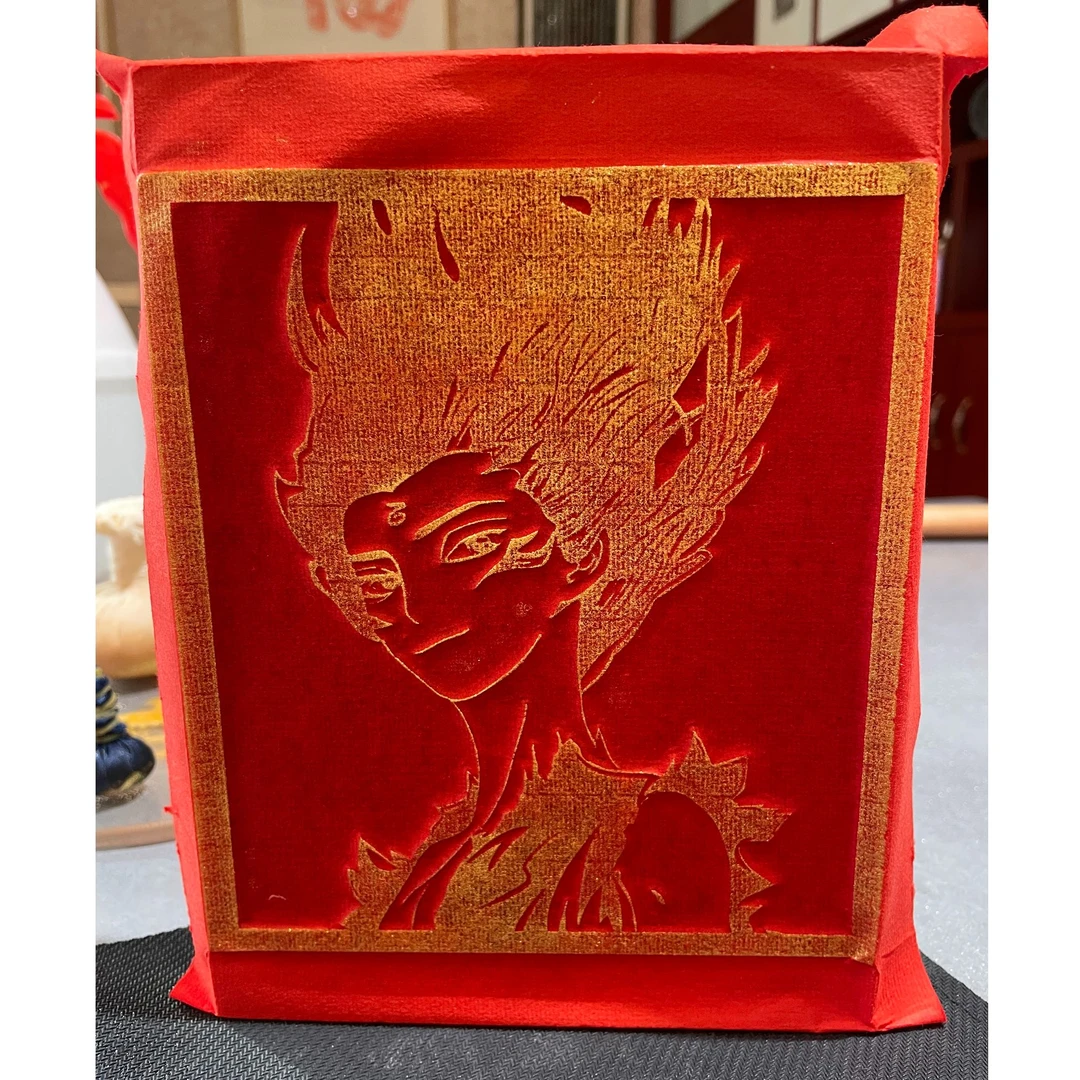 哪吒系列非遗拓印装饰画