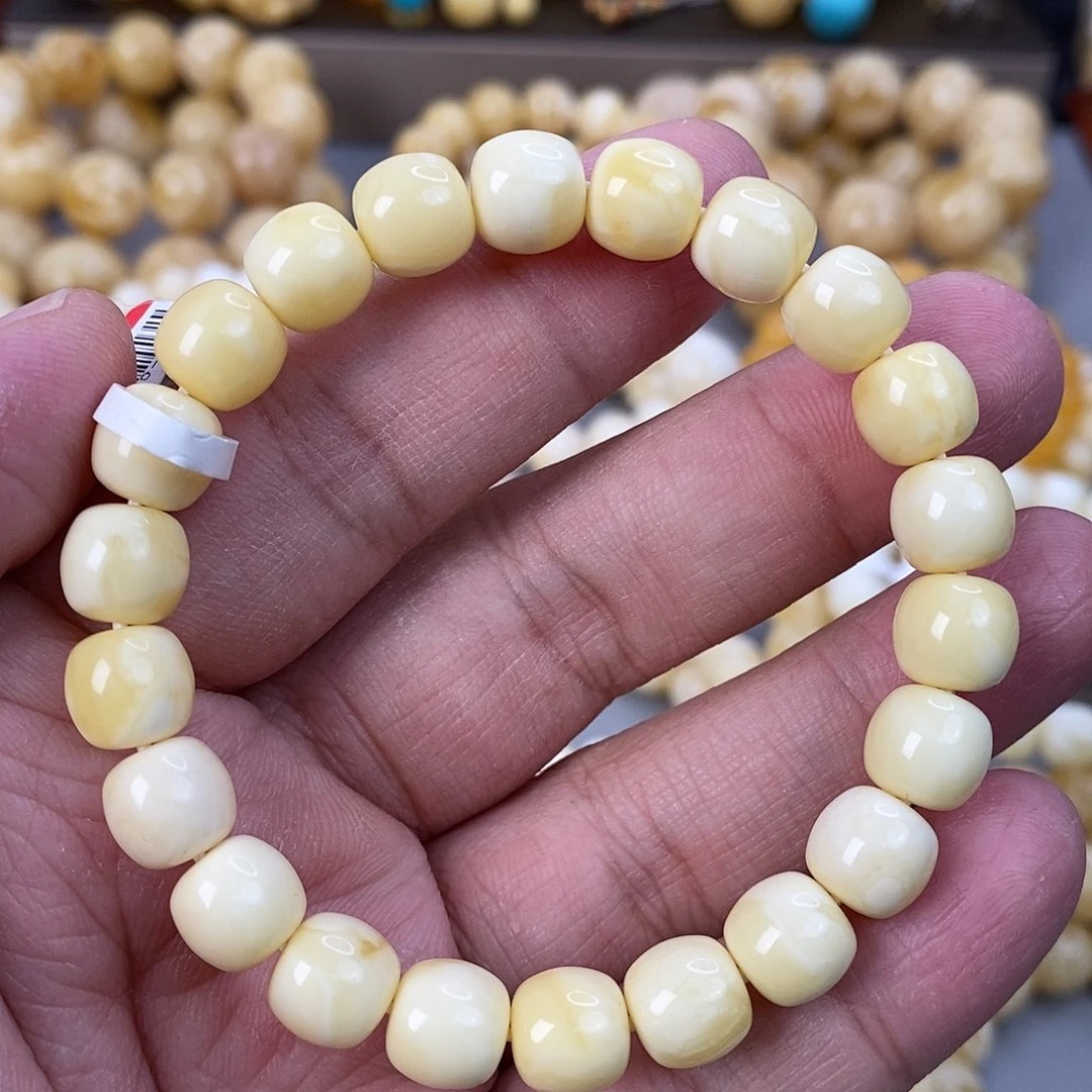 蜜蜡未镶嵌珠宝奇石9.5×9mm 11.5g