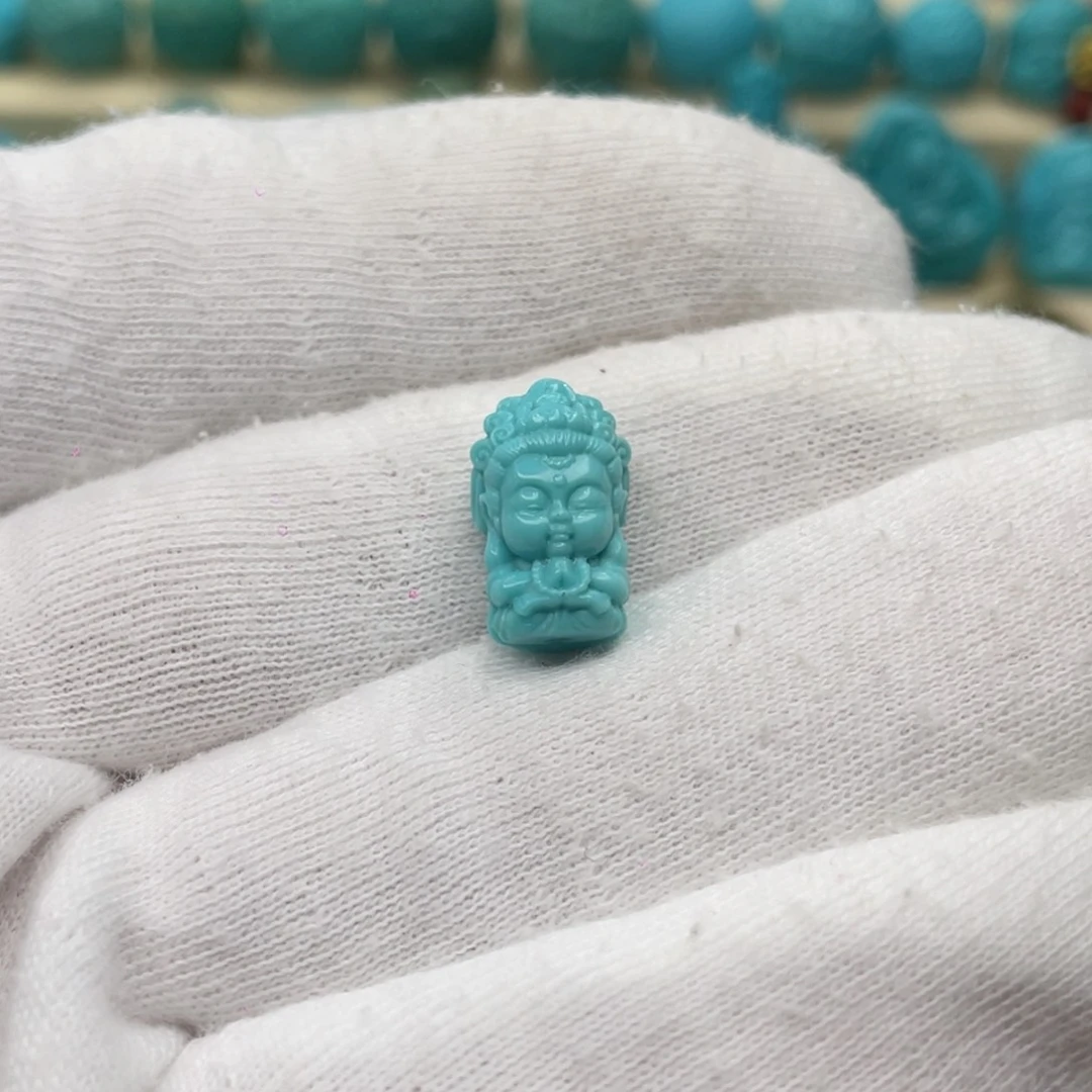 绿松石未镶嵌颈饰卡9-14.5-8