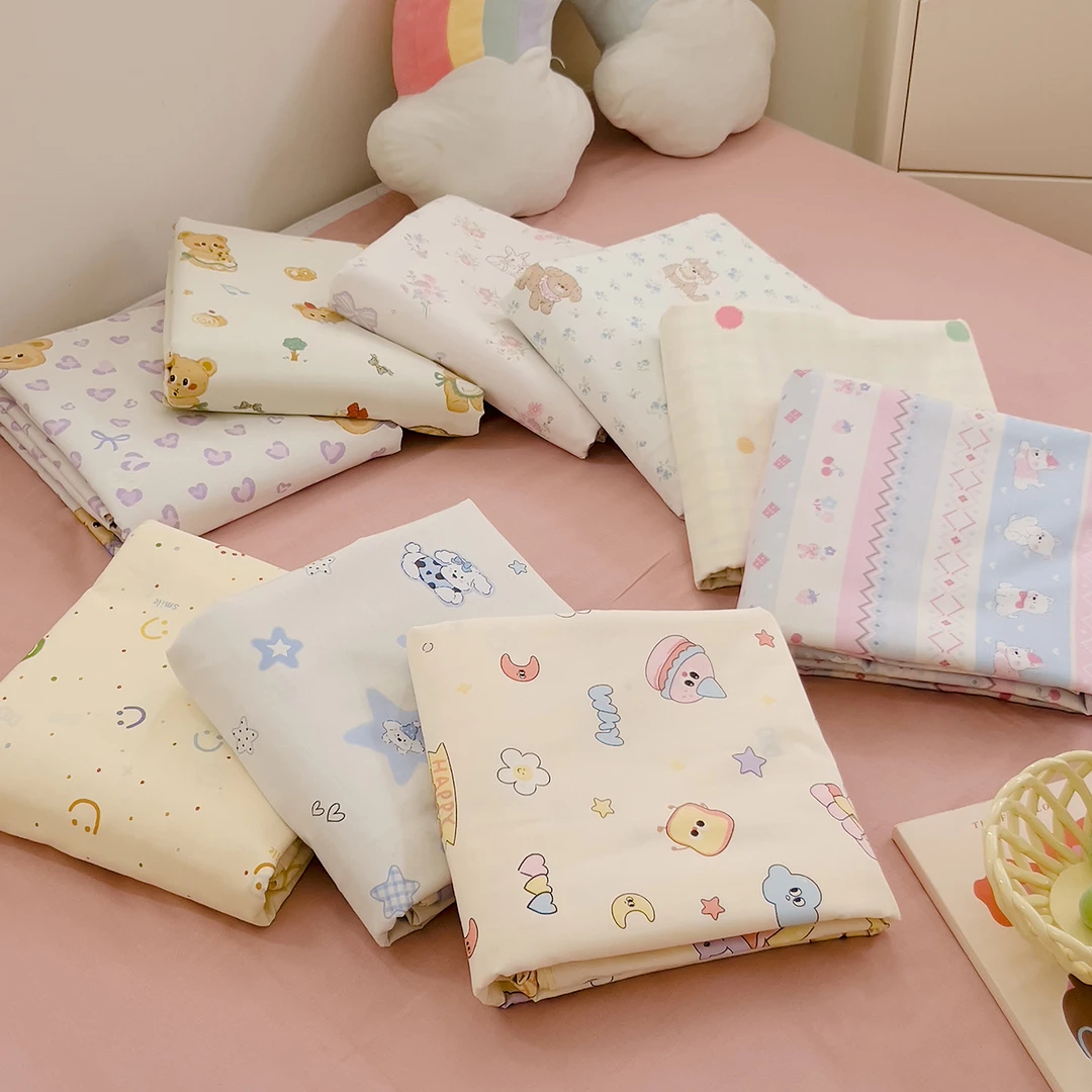 印花2米被套双层纱小竹棉水洗棉单人的双人的直播链接听清下单