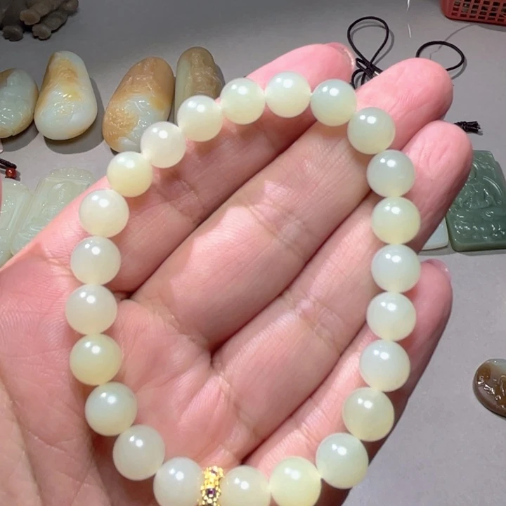未镶嵌和田玉（糖玉）珠宝半成品