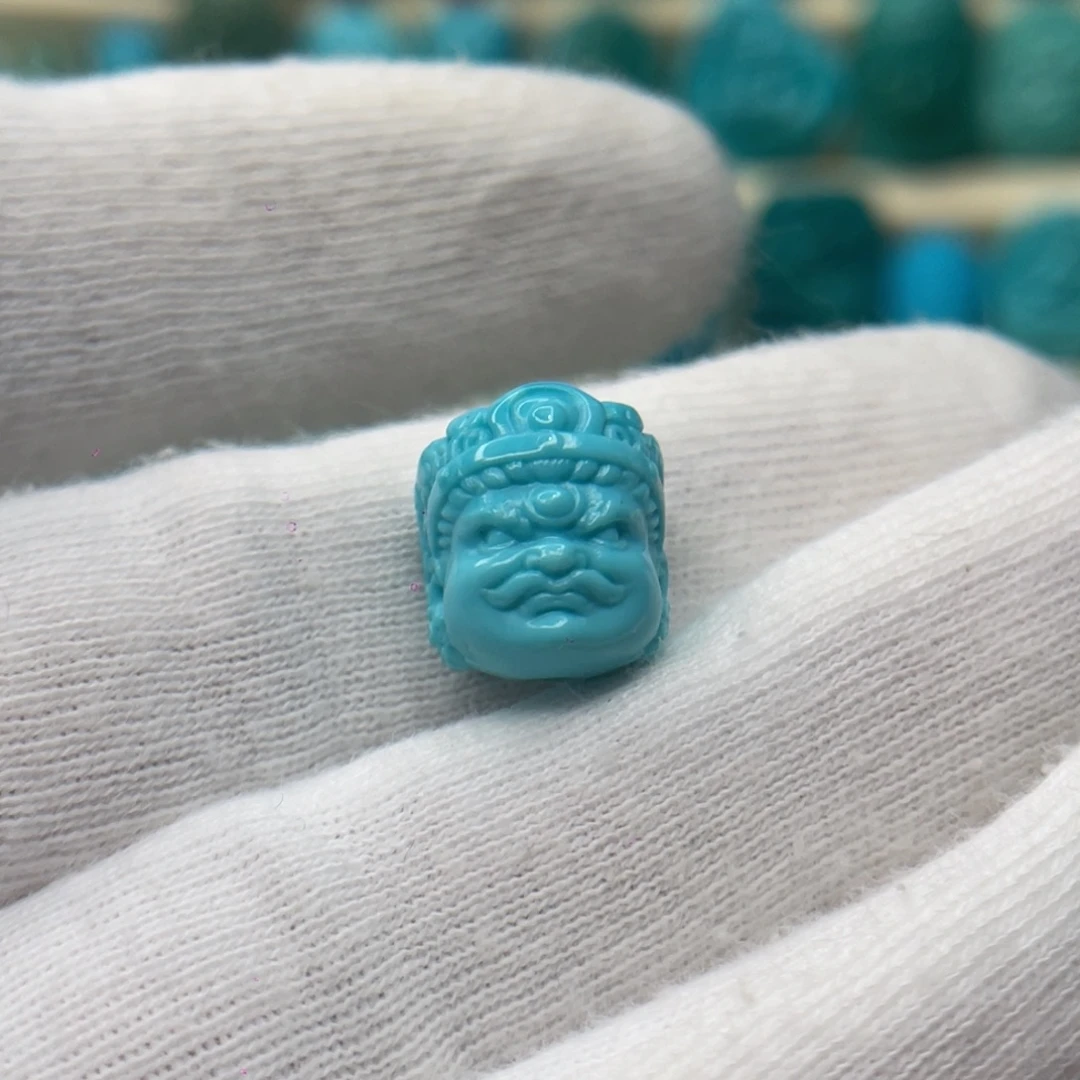 绿松石未镶嵌颈饰卡11.3-12.6-10.5