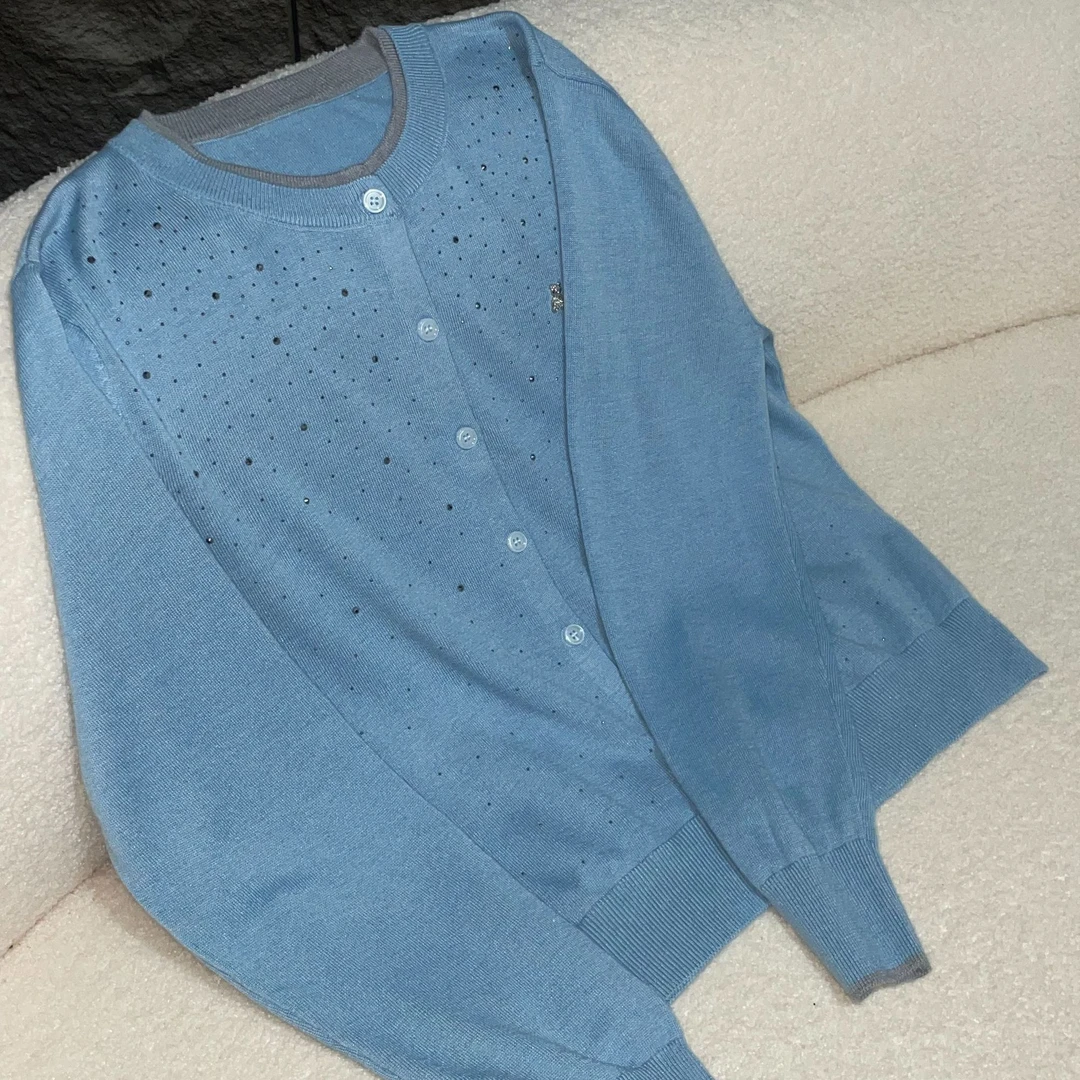 吉米赛欧【裕裕专属】满钻开衫 9X2515502  线衫百搭时尚长袖秋冬