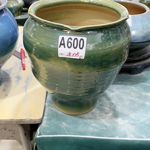 红陶景德镇陶瓷花盆手工-