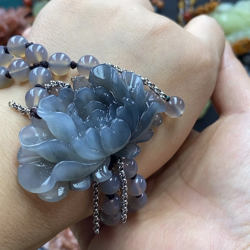 【闪购商品】蛇纹石玉手牌未镶嵌