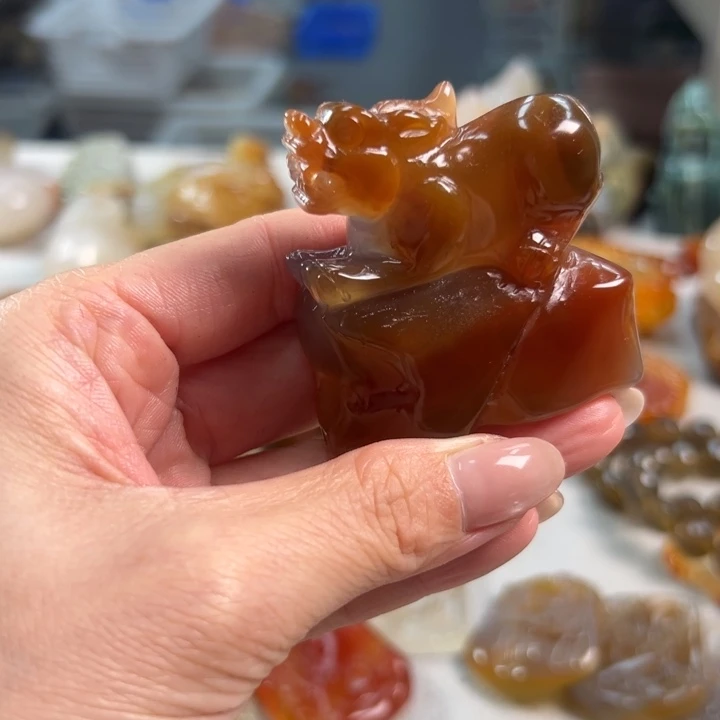 玛瑙/玉髓吊坠(不含链)未镶嵌