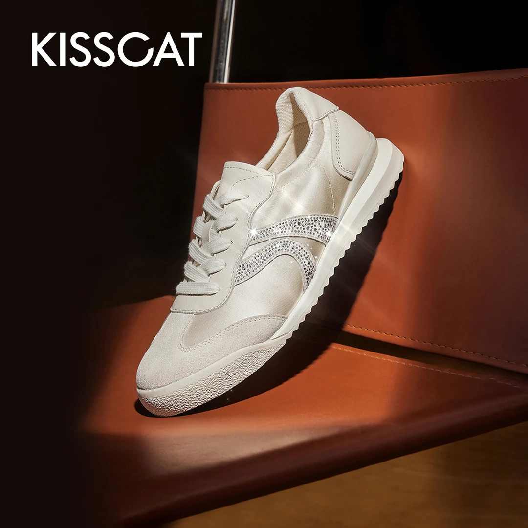 【商场同款】接吻猫软又轻云朵休闲德训鞋KA54171-50