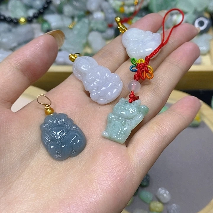 翡翠散珠天然缅甸翡翠