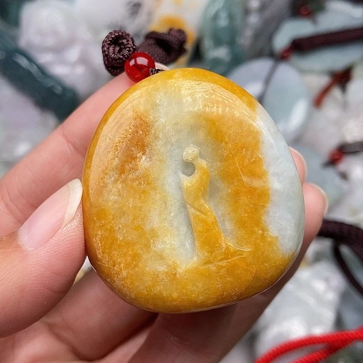 未镶嵌挂件翡翠翡翠