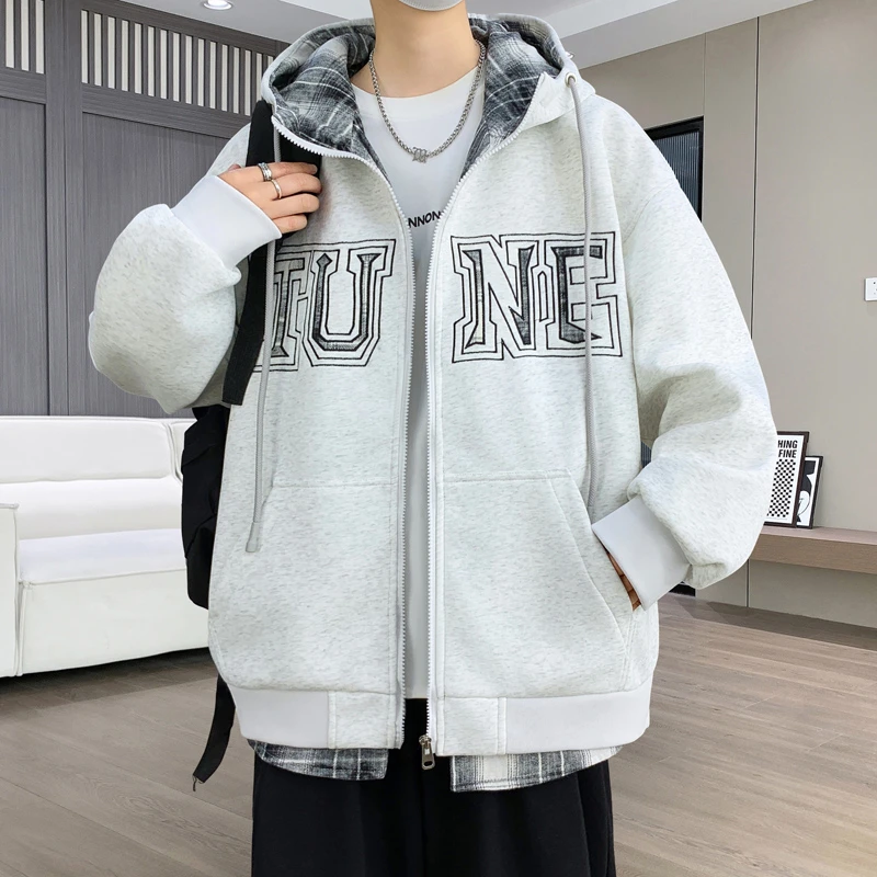 外套男款春秋男士卫衣夹克美式运动休闲男生衣服痞帅慵懒风男装潮