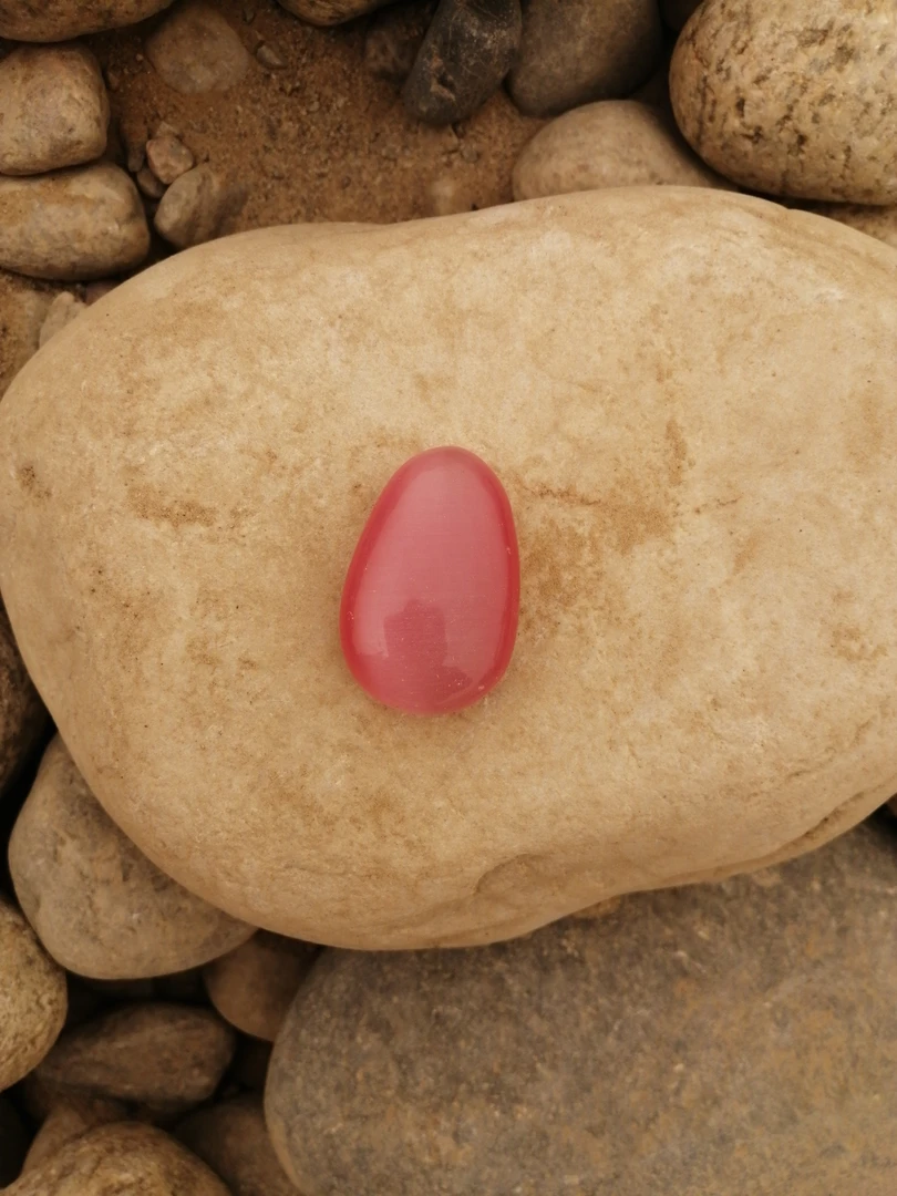 精品吊坠粉红色桃花钰