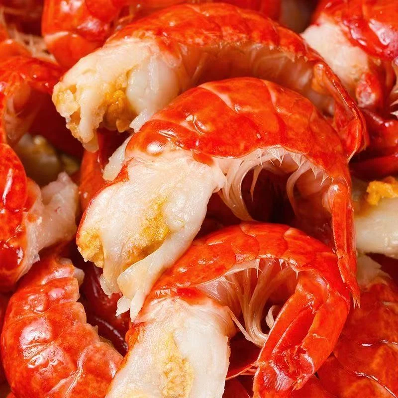 【约100个虾尾】香辣麻辣龙虾尾开袋即食袋装休闲零食下酒菜