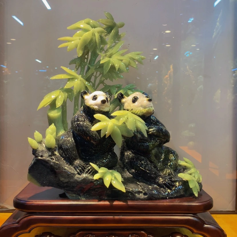 【闪购商品】未镶嵌蛇纹石玉摆件覆膜