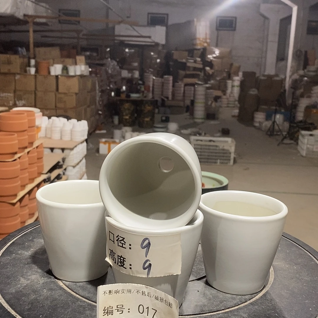 微瑕花盆-017-口9×9-4个