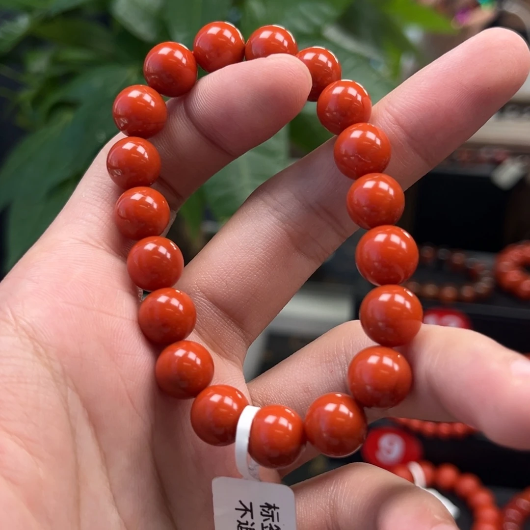 南红玛瑙未镶嵌手串保山冷水河手串10+