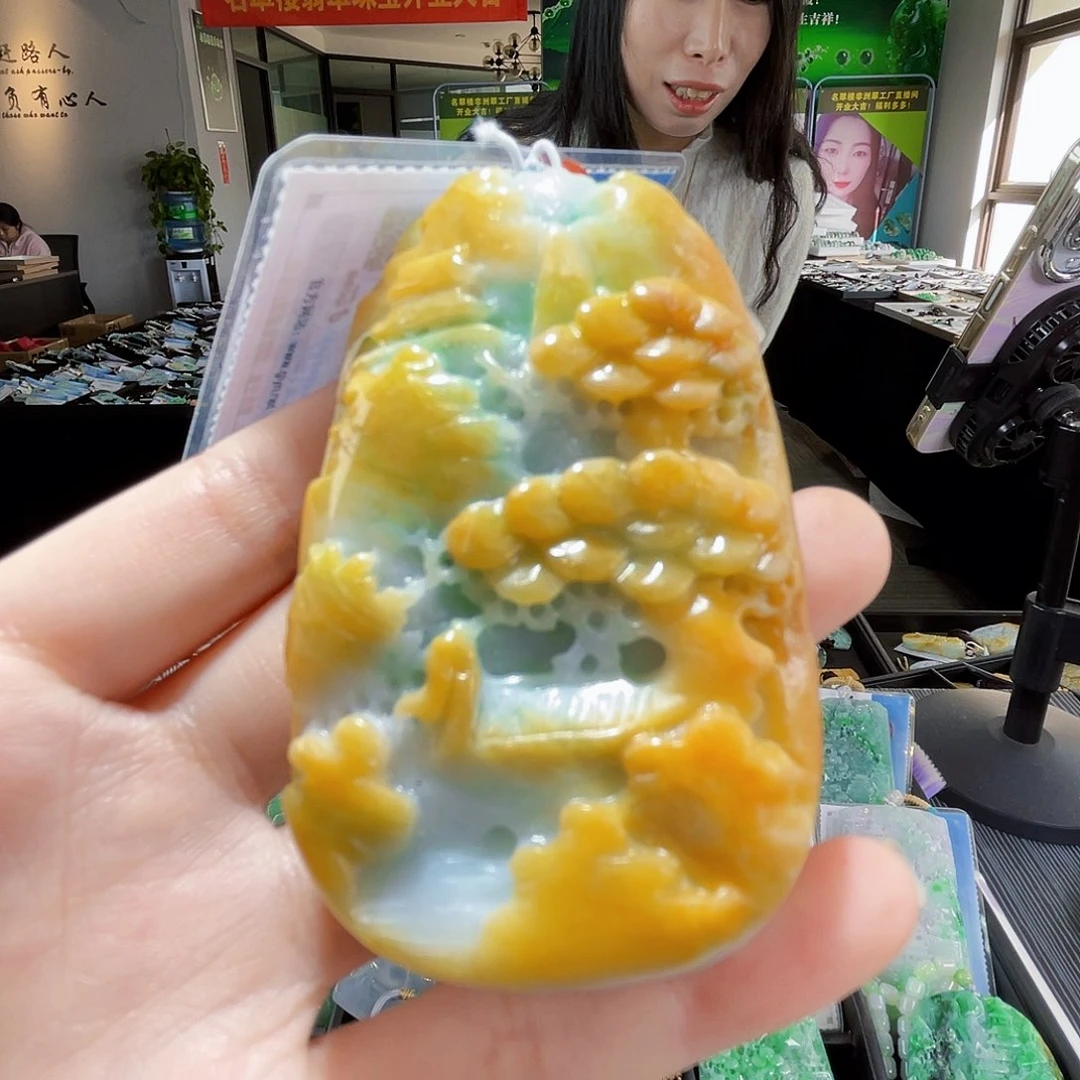 颈饰未镶嵌翡翠翡翠