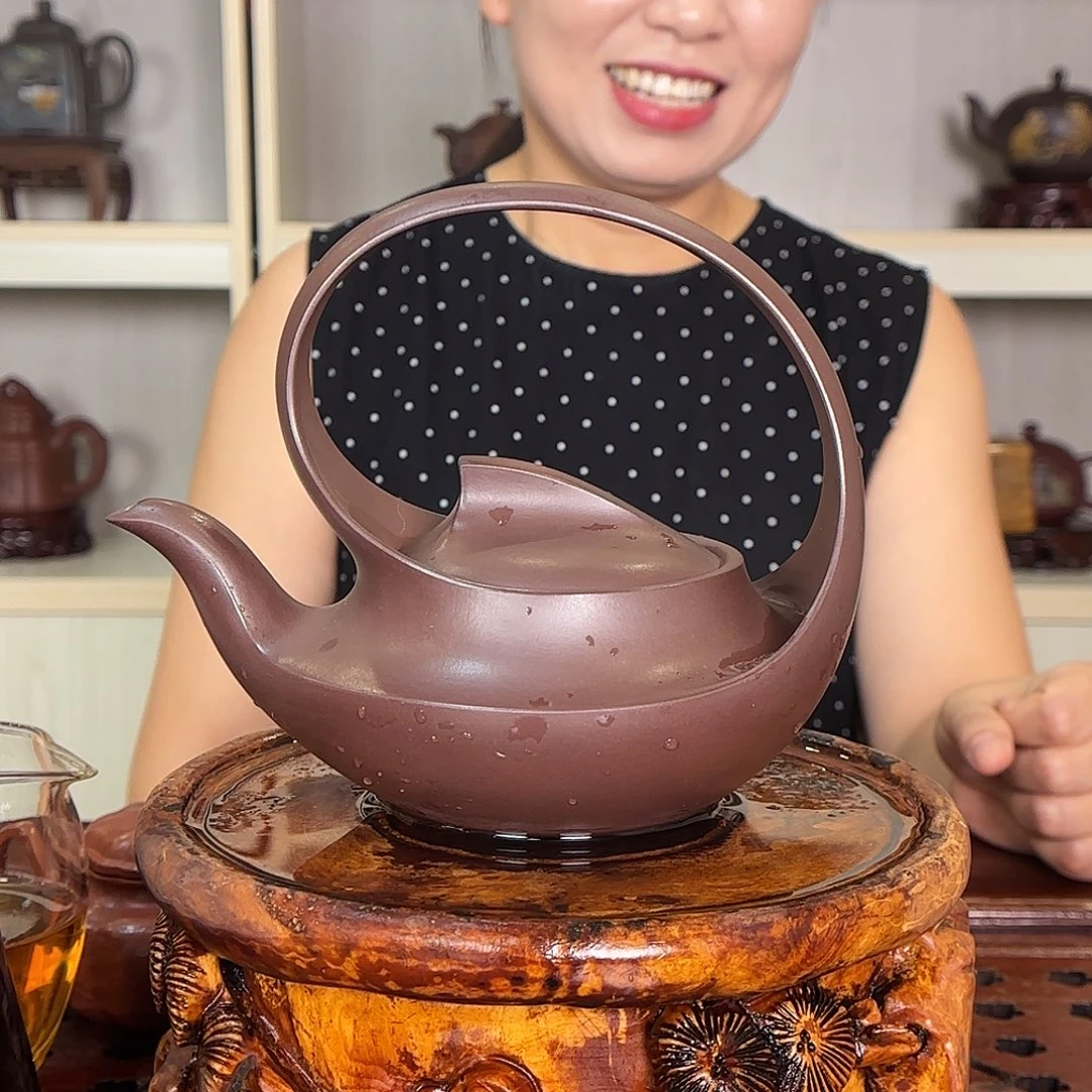 茶壶紫砂江亭亭紫砂壶500cc