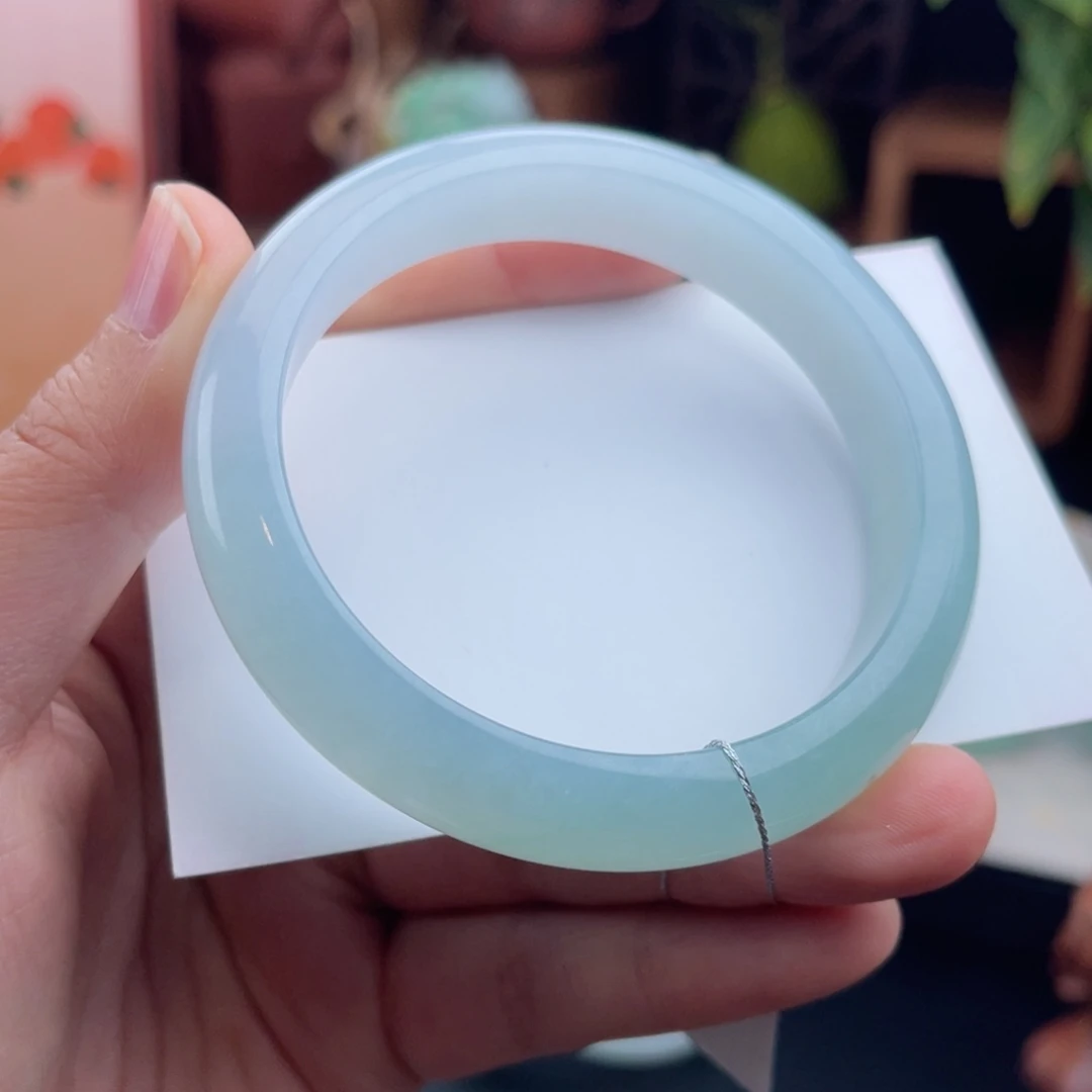 未镶嵌手镯翡翠半山水