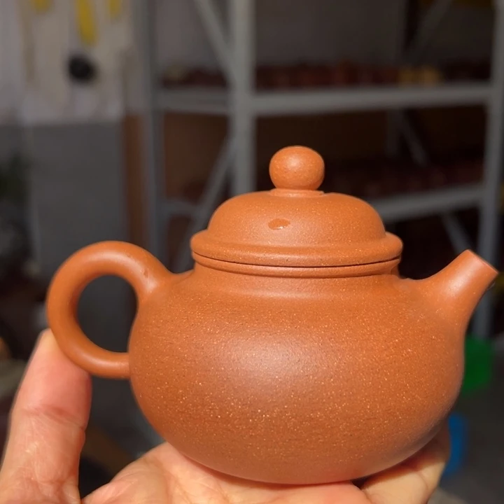 紫砂茶壶五彩容天200cc