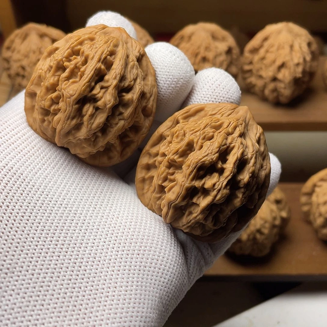 桃核吊坠麦穗虎头虎头40