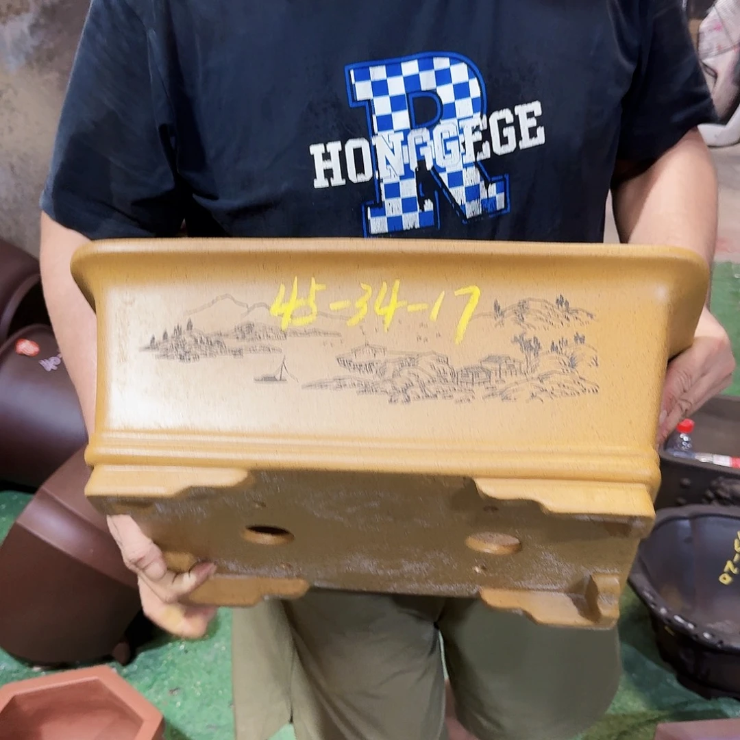 紫砂花盆紫砂花盆