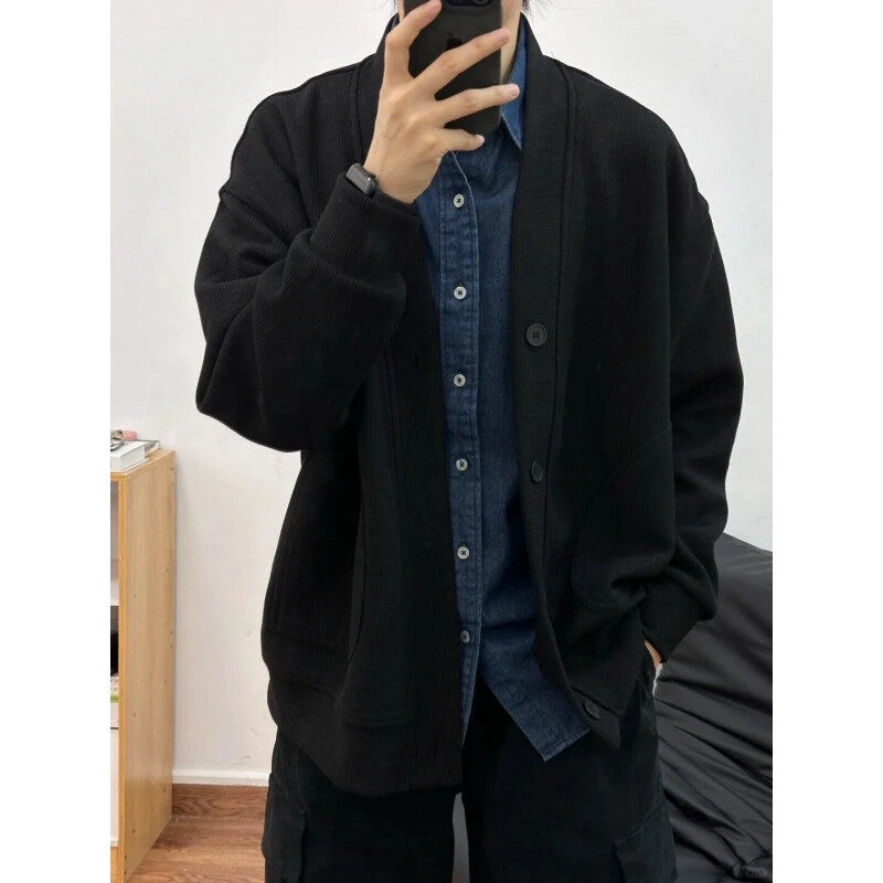 春季男女时尚简约毛衣开衫宽松潮流针织衫上衣GS01