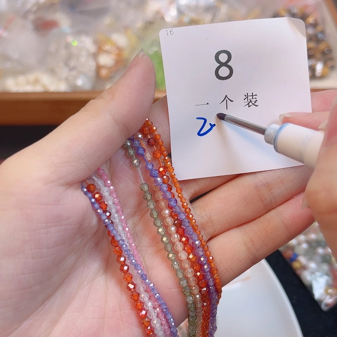 水晶珠宝半成品未镶嵌8 。