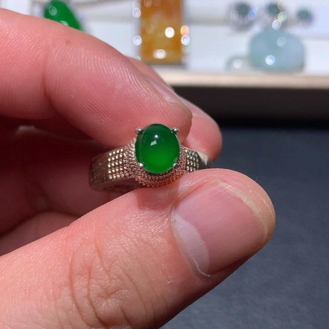 翡翠未镶嵌耳饰00000018