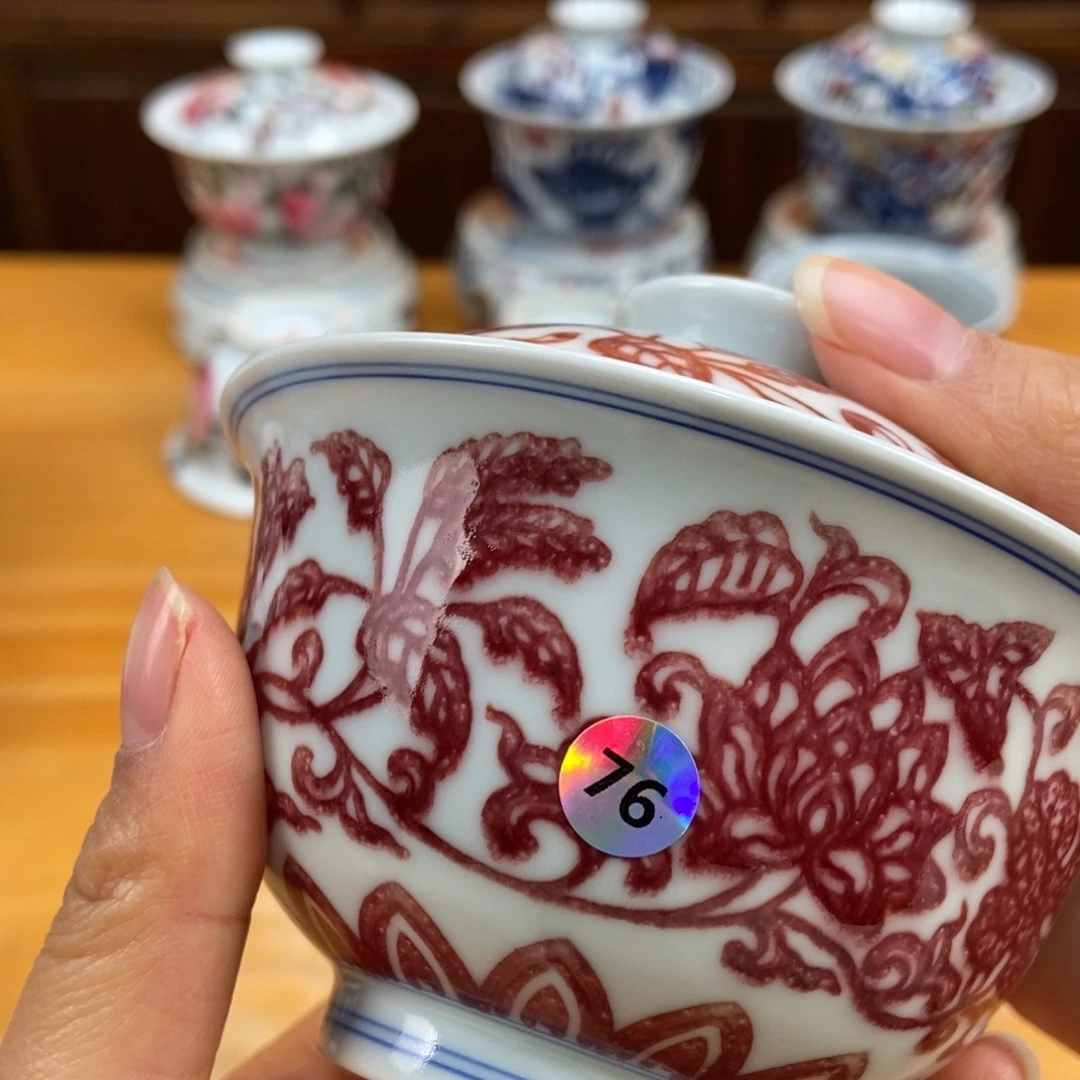 手绘现代茶具非古董