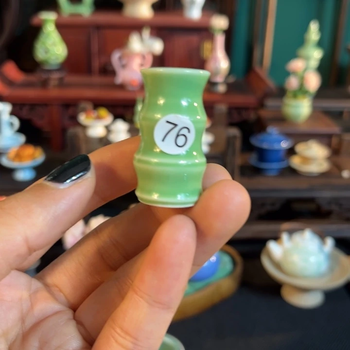 摆件微陶老王迷你花瓶
