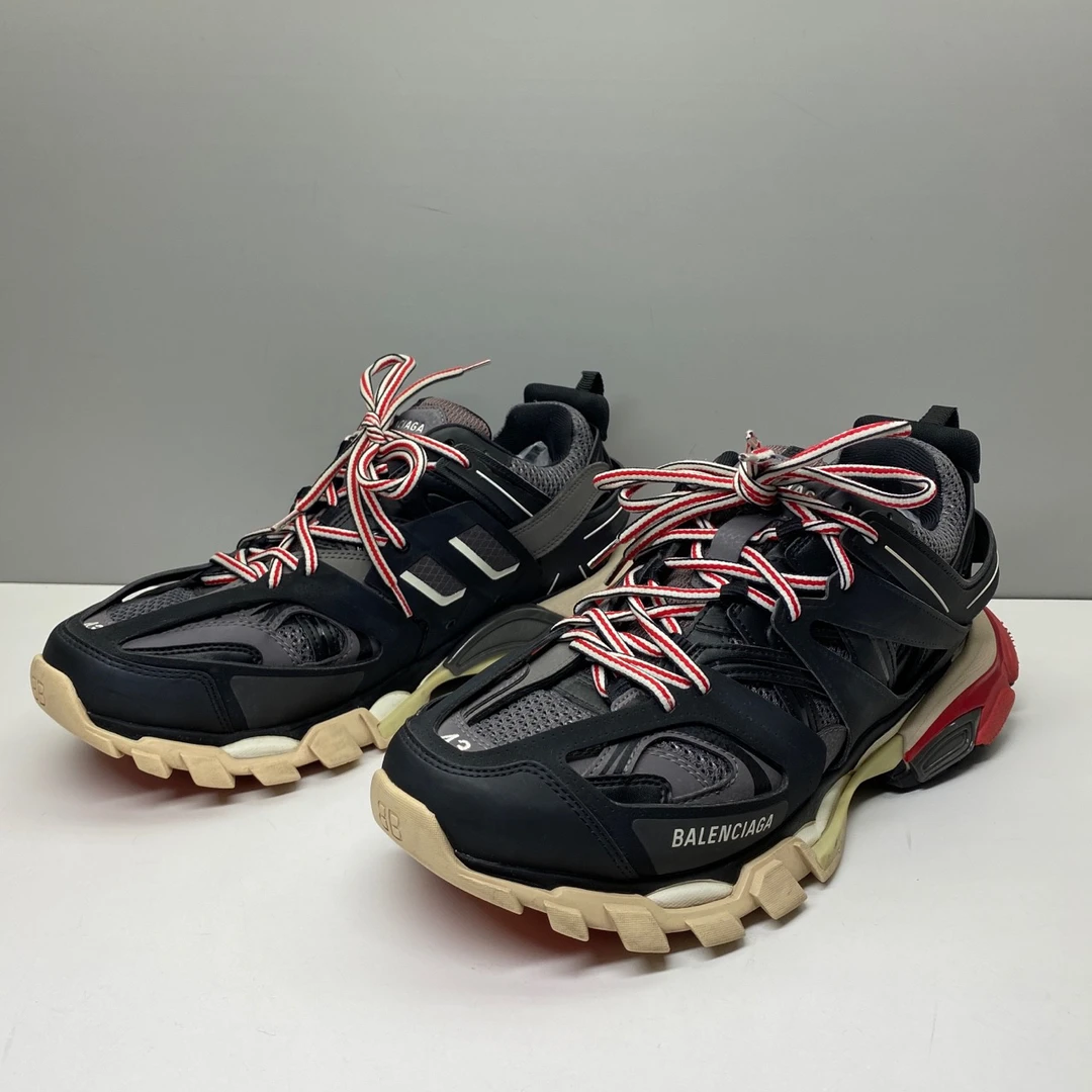 99新 Balenciaga/巴黎世家 98新Track黑色低帮老爹鞋休闲鞋43码