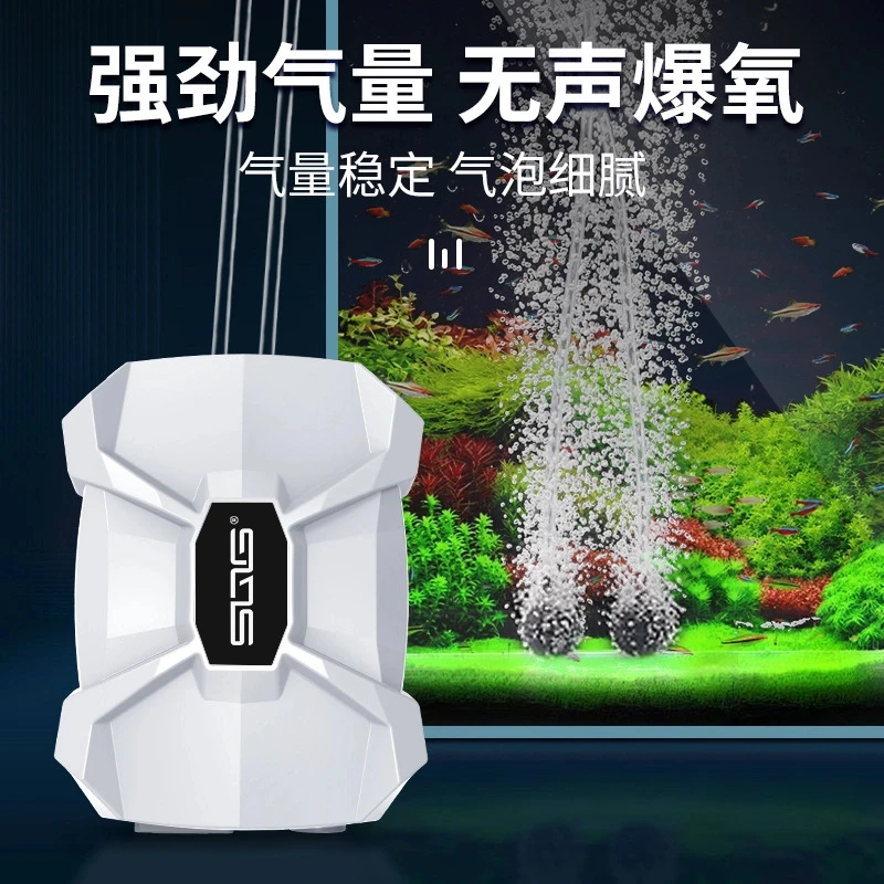 sqg鱼缸充电氧气泵静音增氧泵钓鱼专用充氧机小型家用usb便携式