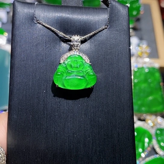 翡翠未镶嵌颈饰吊坠7