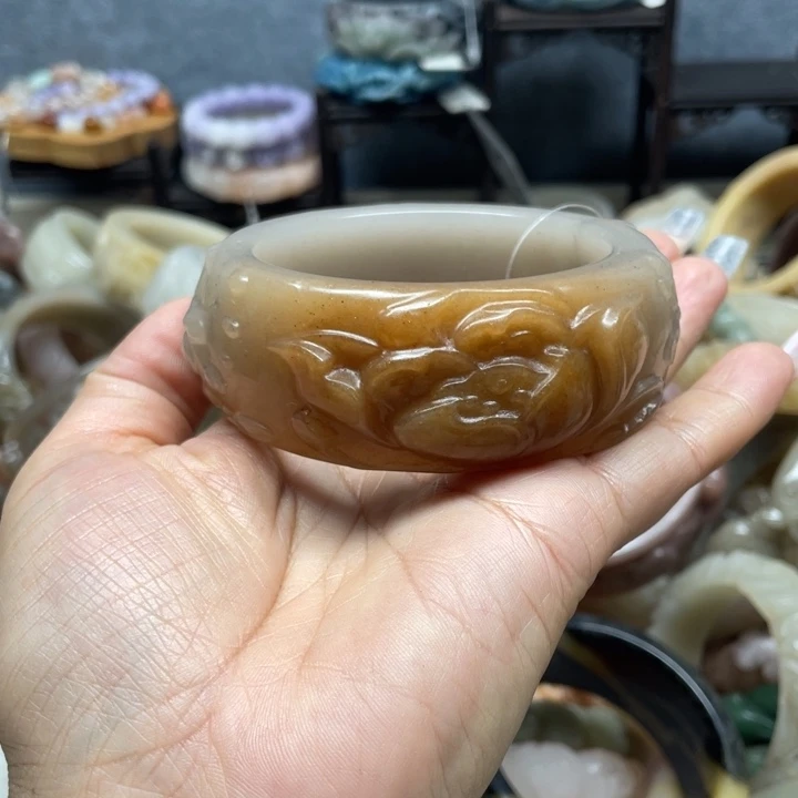 石英岩玉合金手镯