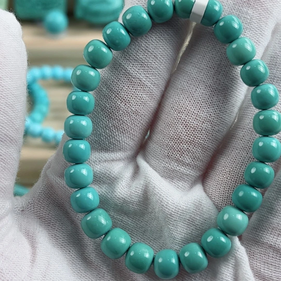 未镶嵌绿松石尺寸7.5mm