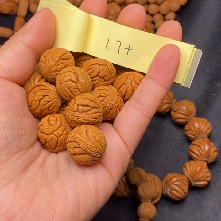 秦岭龙纹桃核15颗