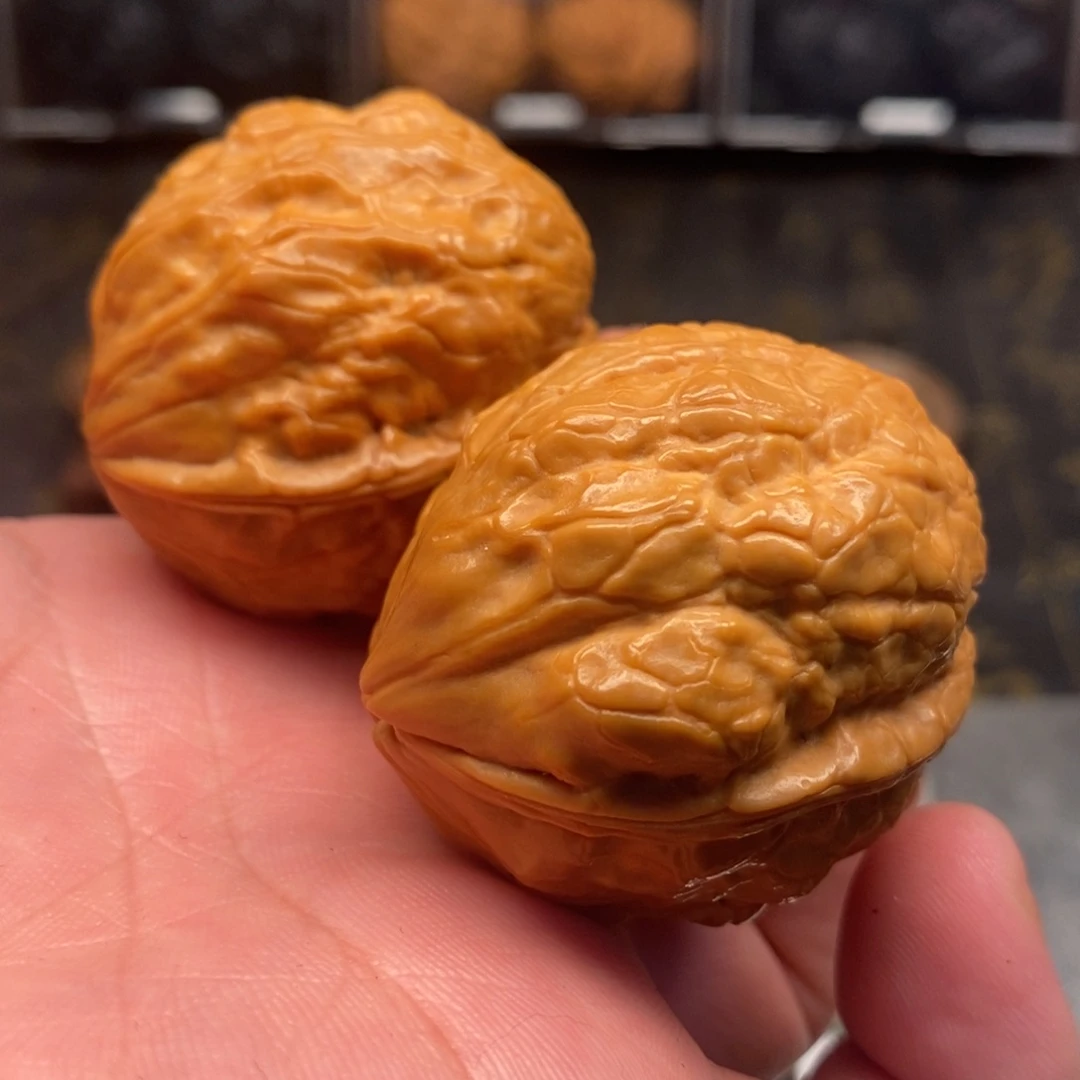 把件文玩核桃玲珑金蝉