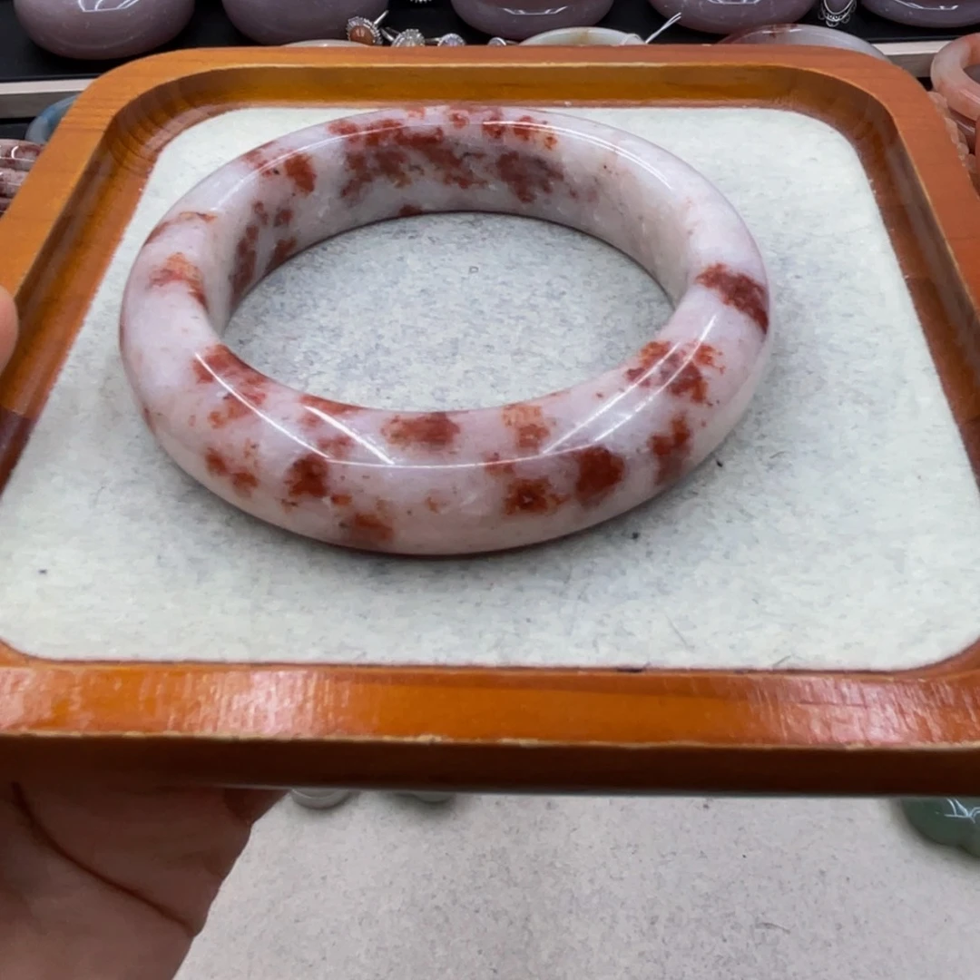 石英岩玉圈口60未镶嵌