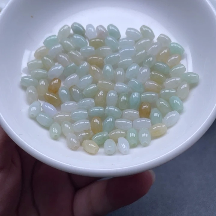 翡翠散珠米珠100颗