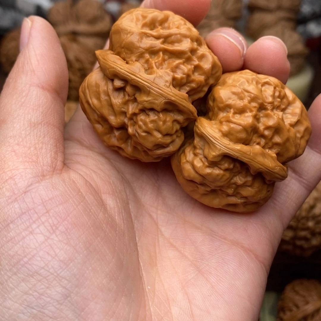 文玩核桃把件37蛙打底团购