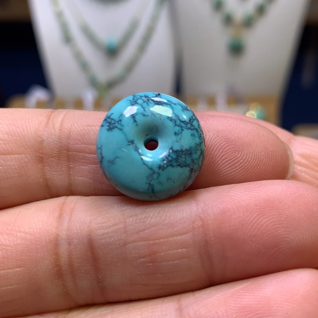 绿松石未镶嵌平安扣