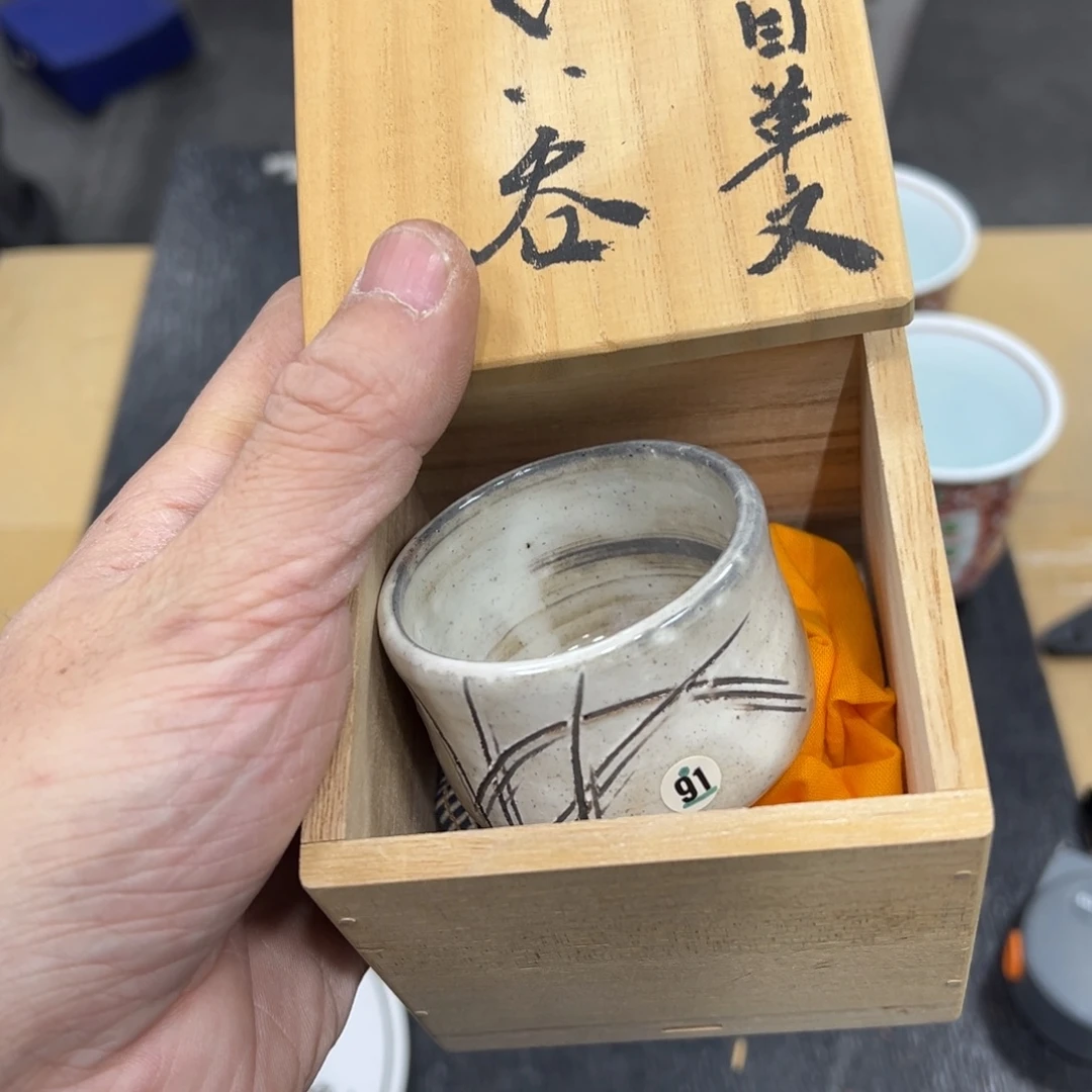 陶瓷日本中古工艺品摆件