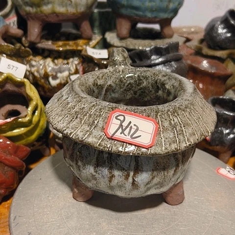 粗陶花盆手工花盆制作