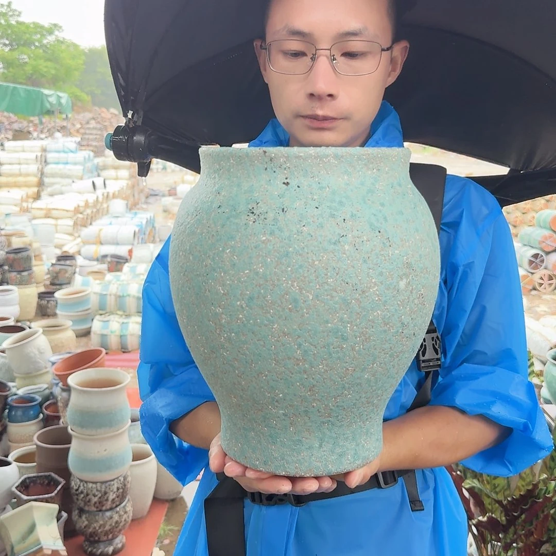 紫砂花盆口21高31（一个泡泡新款