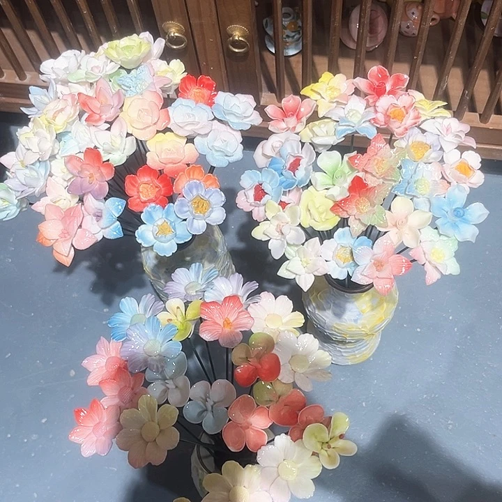 正品直发陶瓷花花