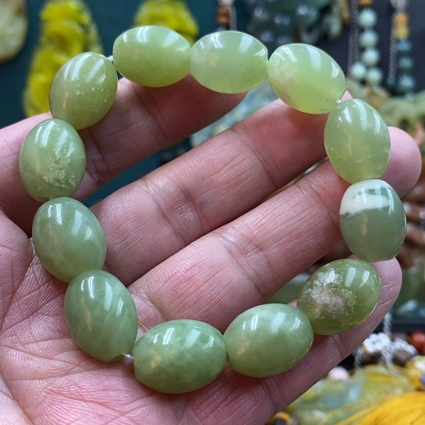 【闪购商品】未镶嵌岫玉手链随机发货