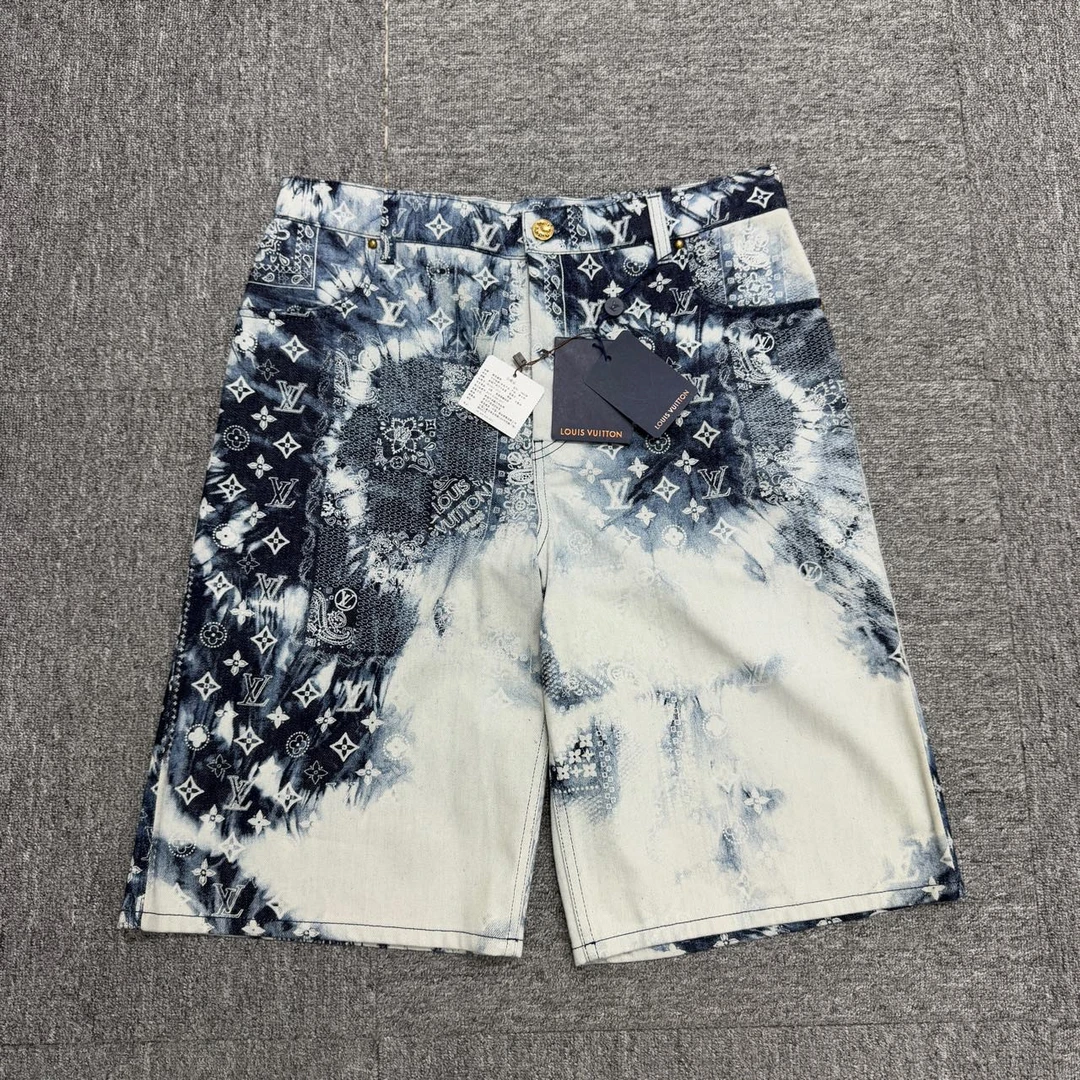 全新未使用 LouisVuitton/路易威登 扎染腰果花短裤/32码/13122