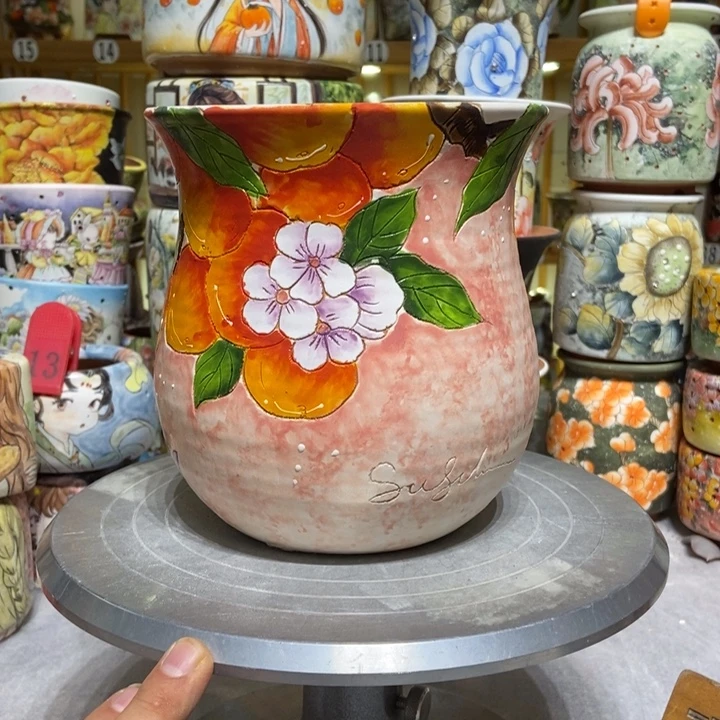 景德镇艺术手绘作品
